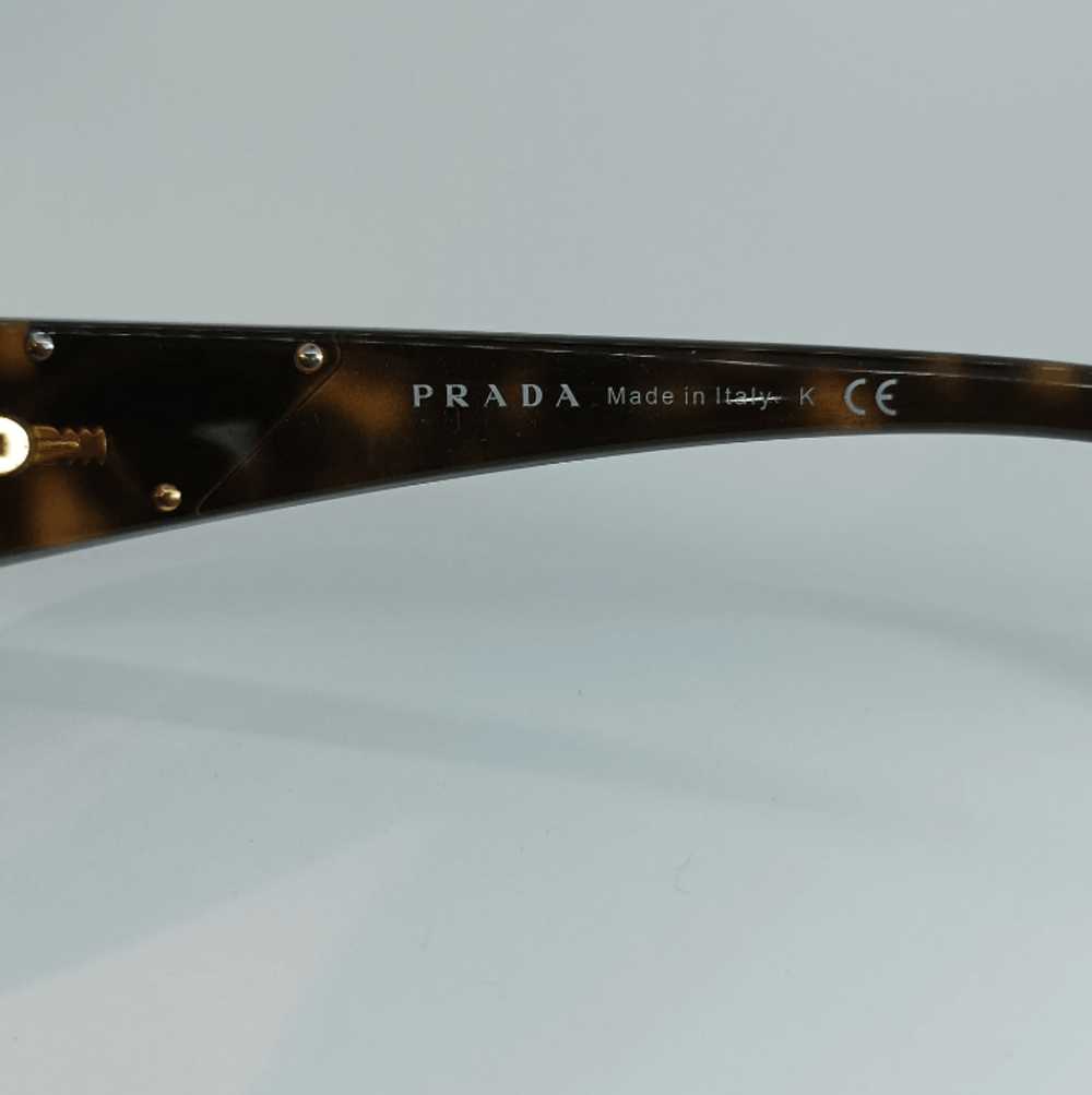 Prada × Vintage PRADA Sunglasses Rectangle Wrap S… - image 5