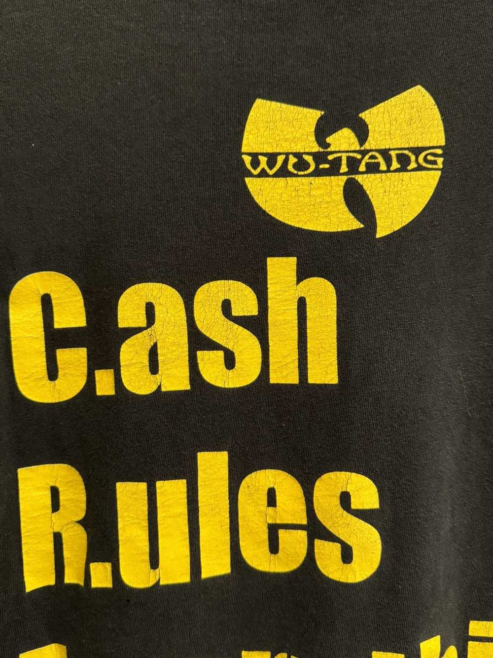 Band Tees × Vintage × Wu Tang Clan Wu-Tang Cash R… - image 4