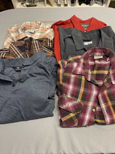 Designer Lot Of 6 Designer Mens Shirts, Large, Spo