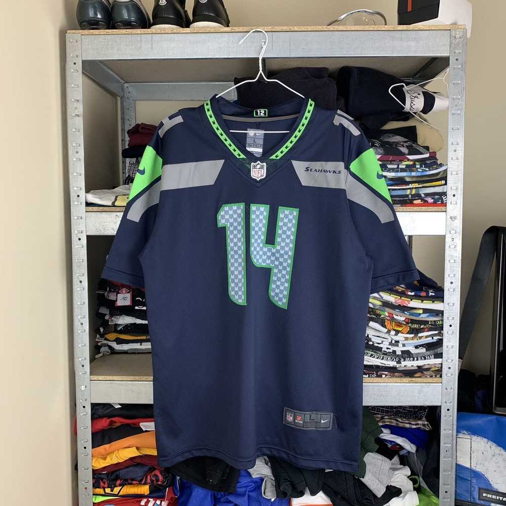 Jersey × NFL × Nike Rare! Metcalf 14 Nike Seattle… - image 1