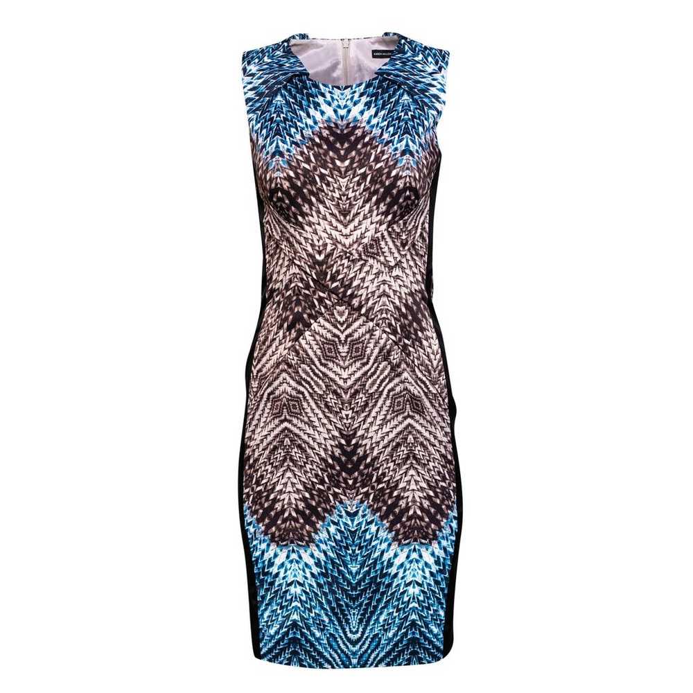 Karen Millen Sleeveless Tribal Print Mesh Detail … - image 2