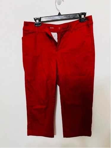 St. Johns Bay Women's St. John's Bay Red Capri Pa… - image 1