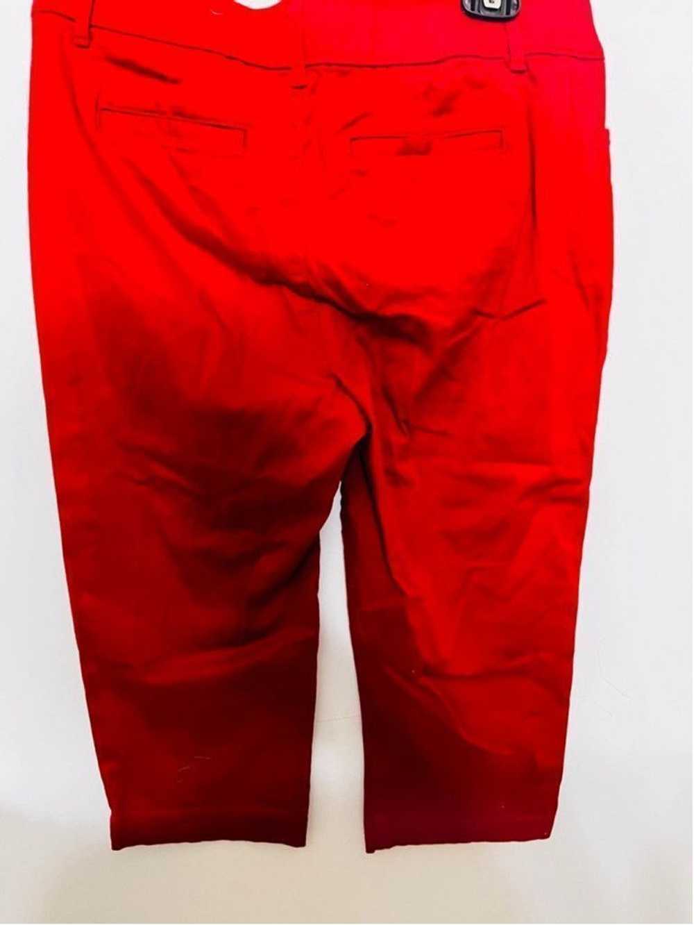 St. Johns Bay Women's St. John's Bay Red Capri Pa… - image 4