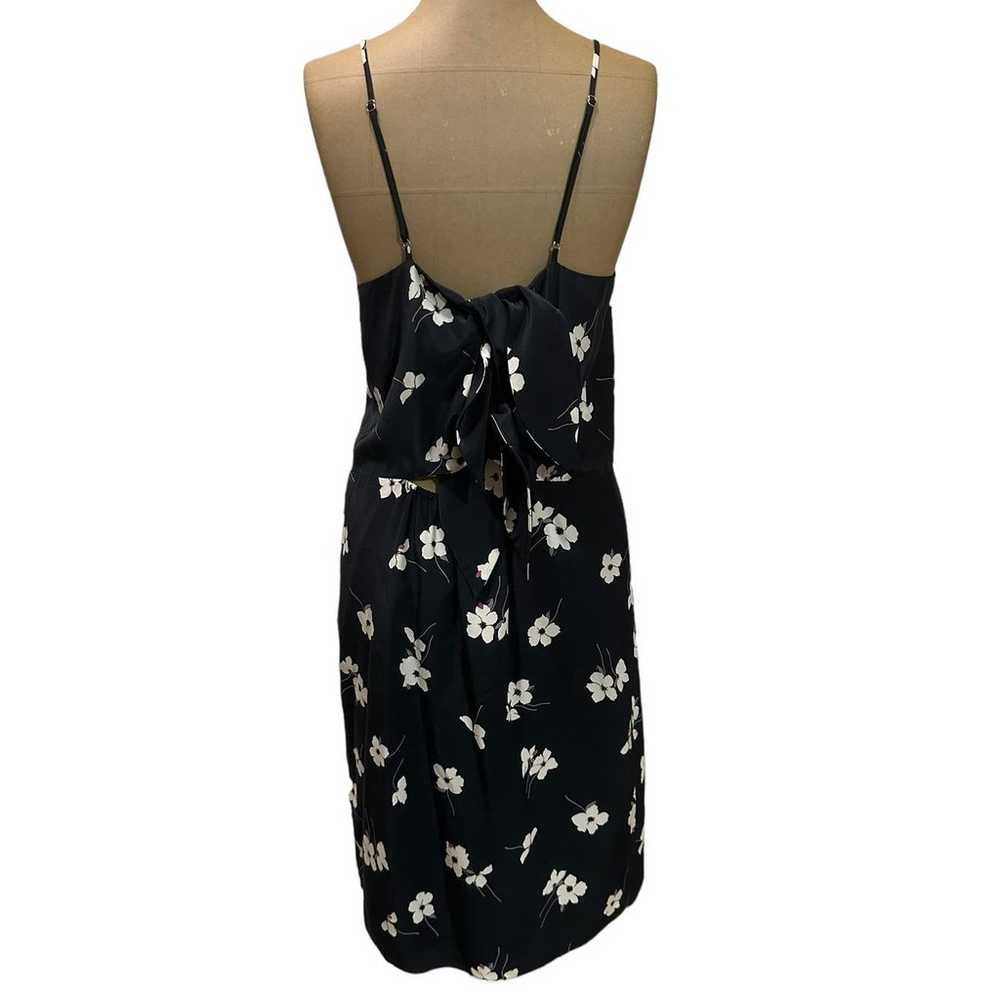 Jenni Kayne Navy Blue Silk Floral Mini Dress Size… - image 6