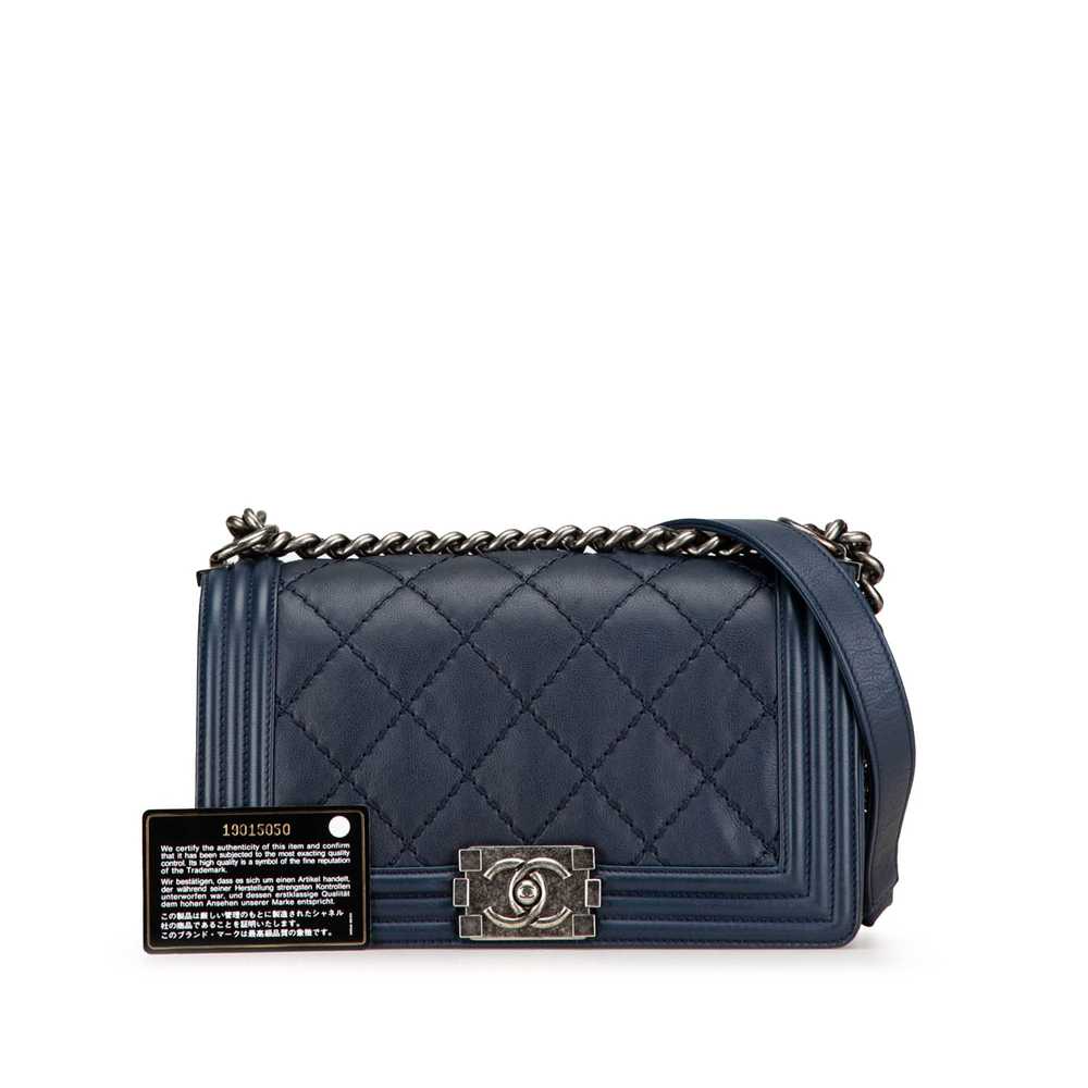 Chanel Chanel Medium Lambskin Double Stitch Boy F… - image 9