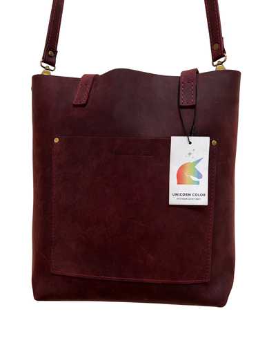 Portland Leather Premium Merlot Classic Crossbody 