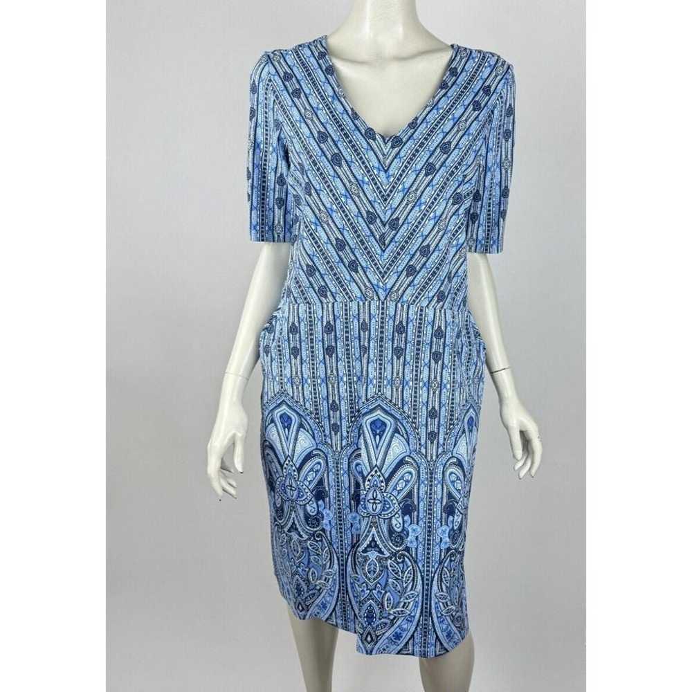 J Mclaughlin Catalina Cloth Sheath Dress Women XL… - image 1