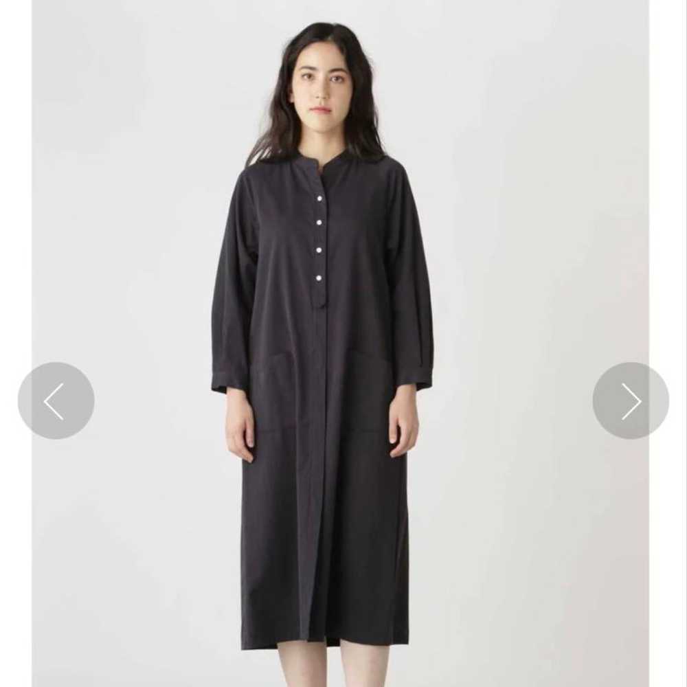 Human Woman NATIC Cotton Chino Stretch Dress Navy - image 3