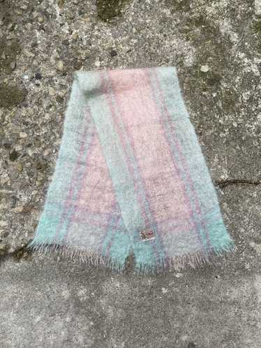 Vintage VTG 1970's Glen Cree Plaid Mohair Scarf - image 1