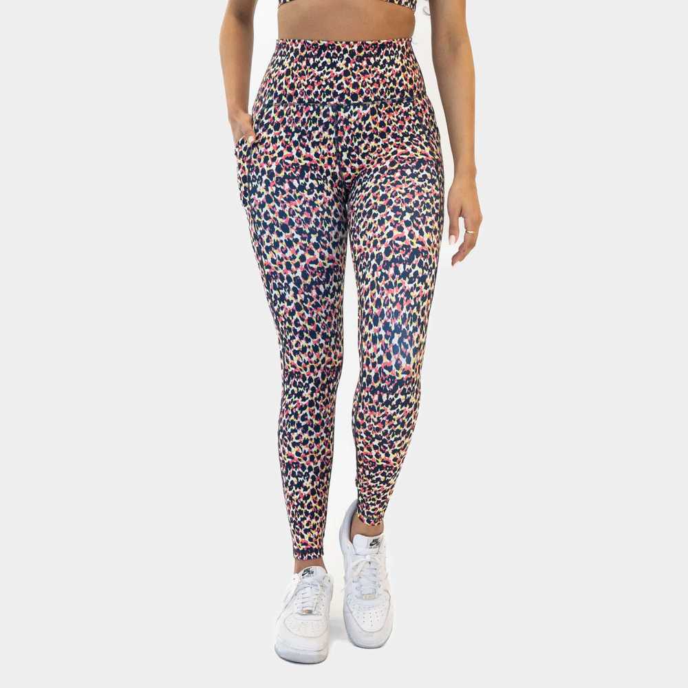 Senita Athletics Lux Pace Leggings - Electric Leo… - image 1