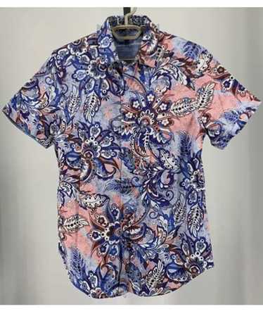 Robert Graham Pink Blue Paisley Size M