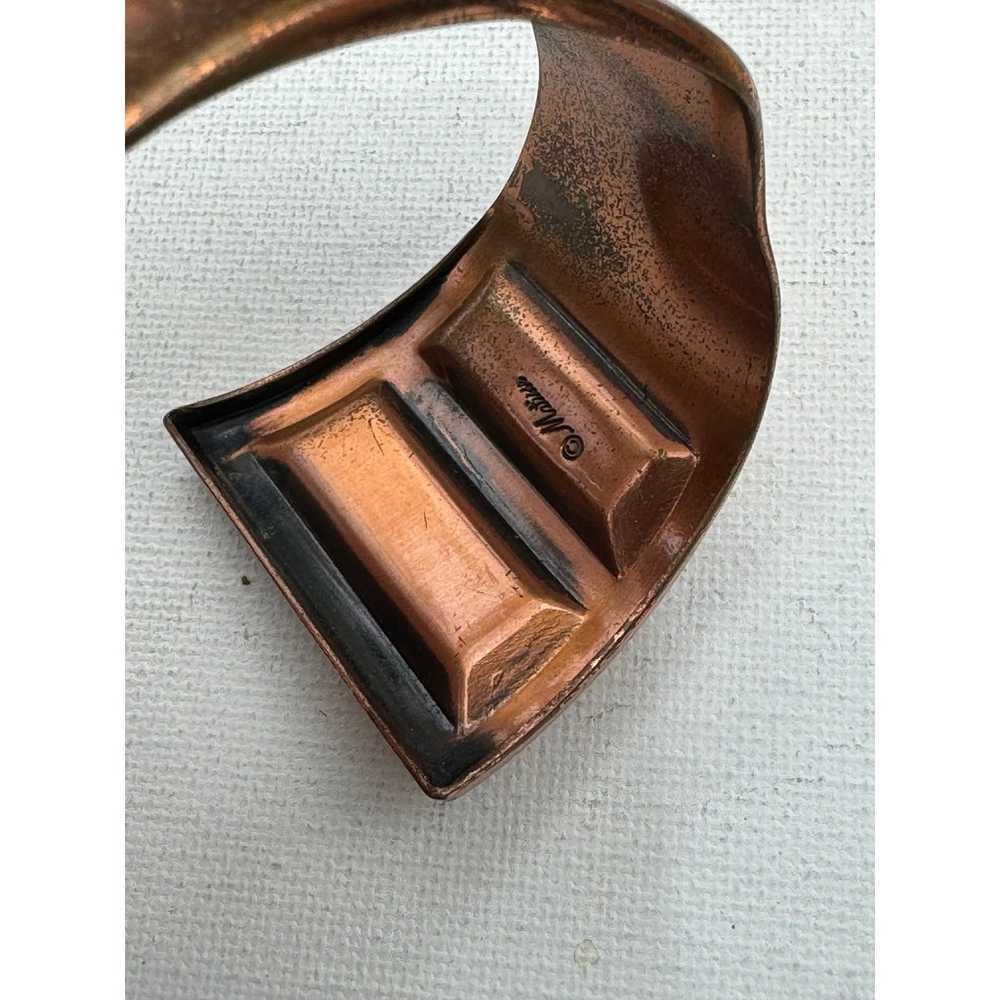 Vintage Matisse Renoir Modernist Cuff Bracelet - image 4