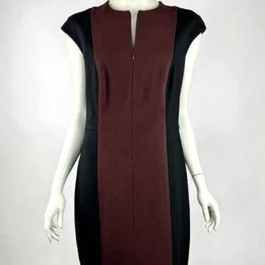 AKRIS Punto  Jersey Sheath Dress Women 10 Cap Sle… - image 1