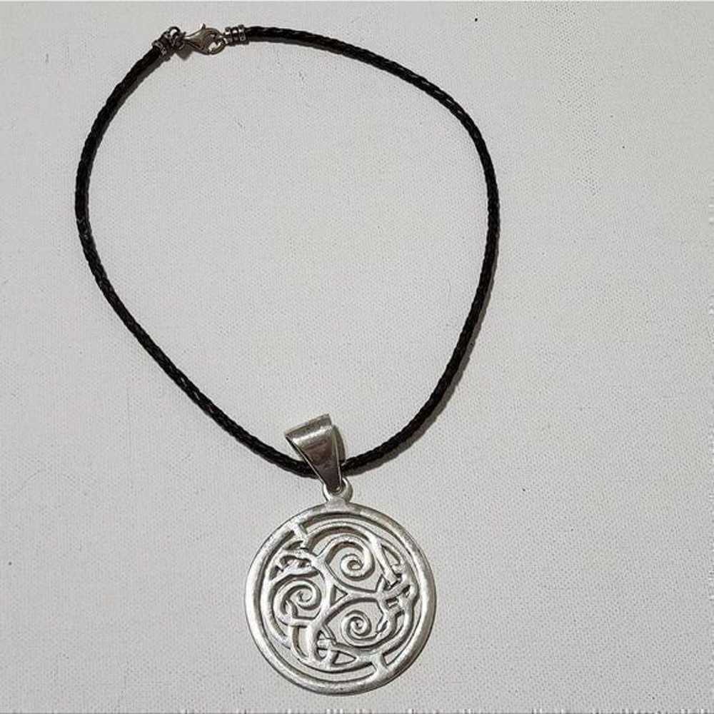 Silpada sterling silver 925 Celtic knot necklace … - image 2