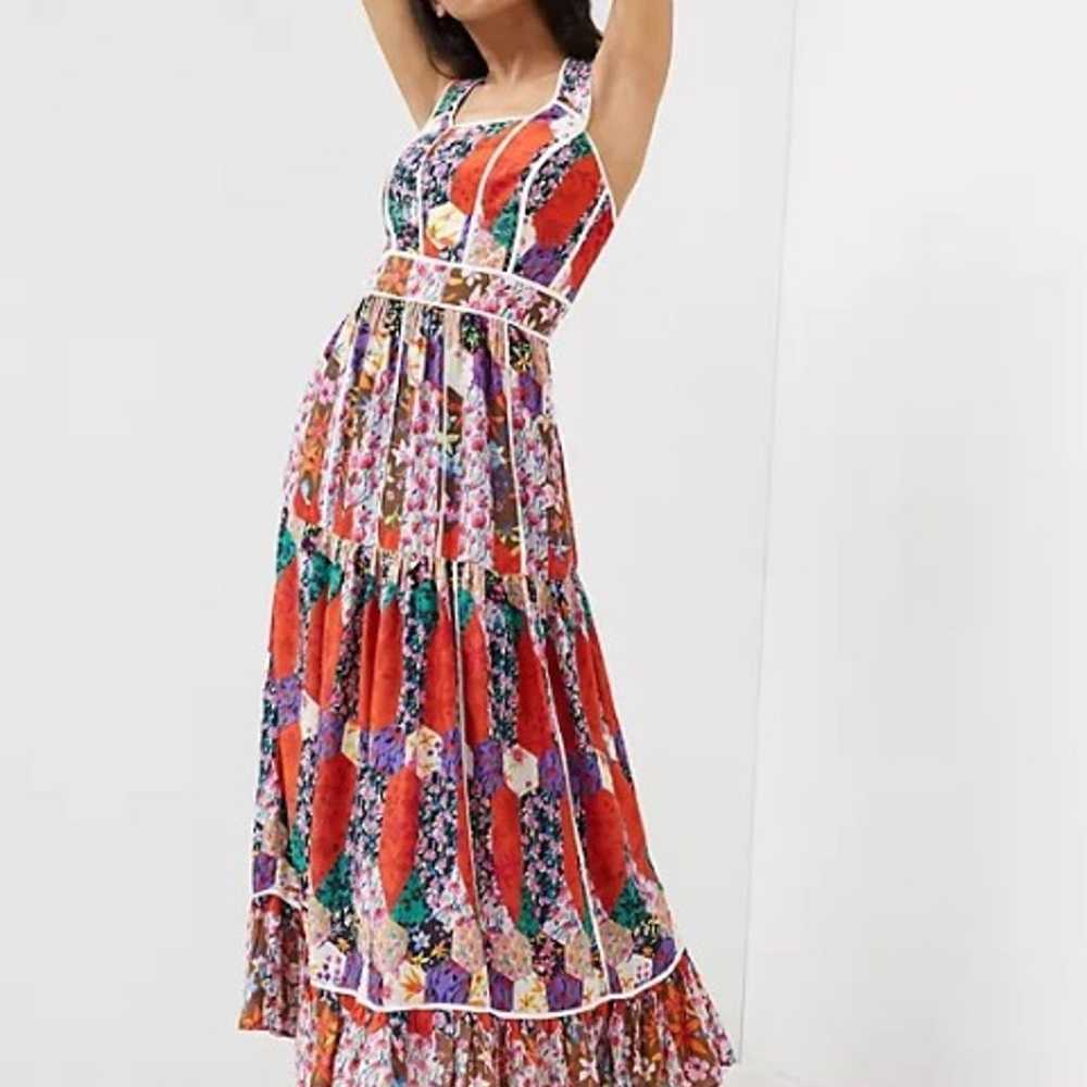 Anthropologie Bhanuni by Jyoti Square Neck Maxi D… - image 1