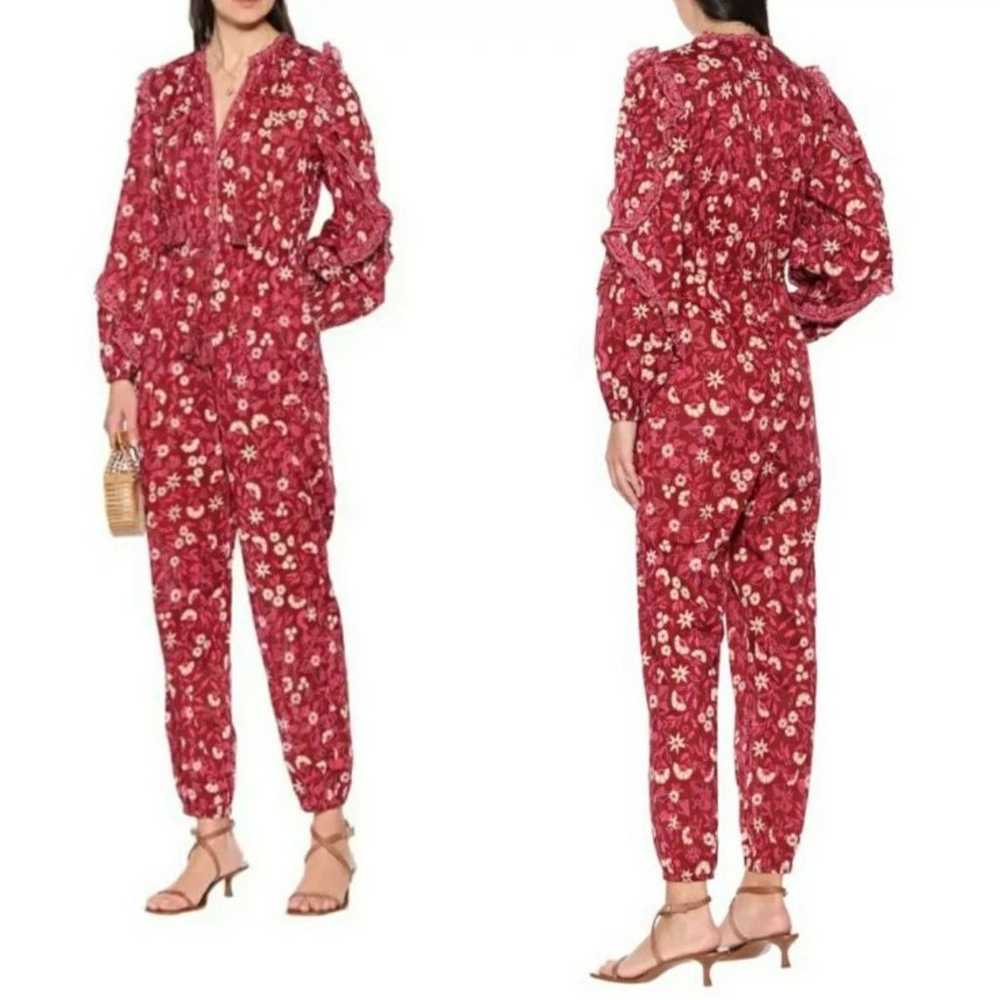 Ulla Johnson Delphine Floral Long-Sleeve Jumpsuit… - image 2