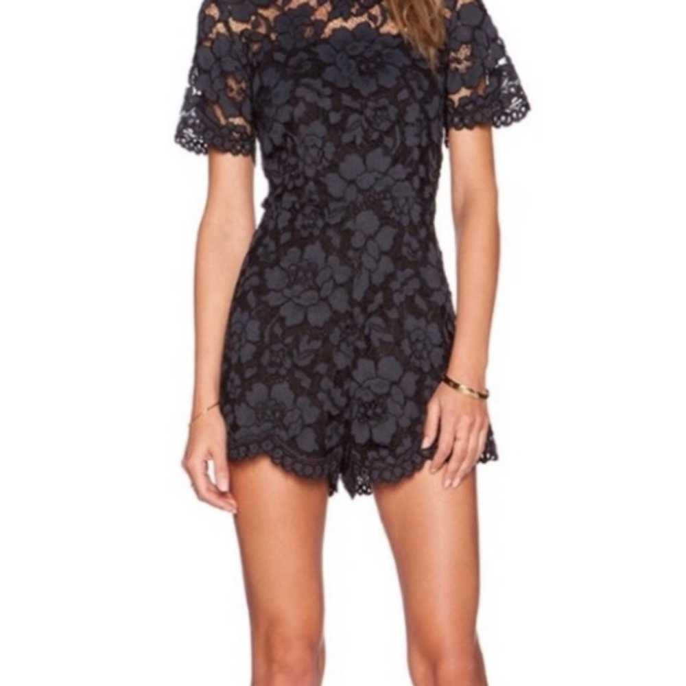 ALEXIS lace romper with open back - image 1