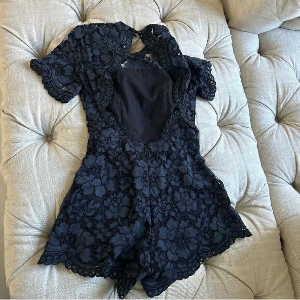 ALEXIS lace romper with open back - image 4