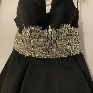 Tony Bowls Black Strapless formal ball gown 10 - image 1