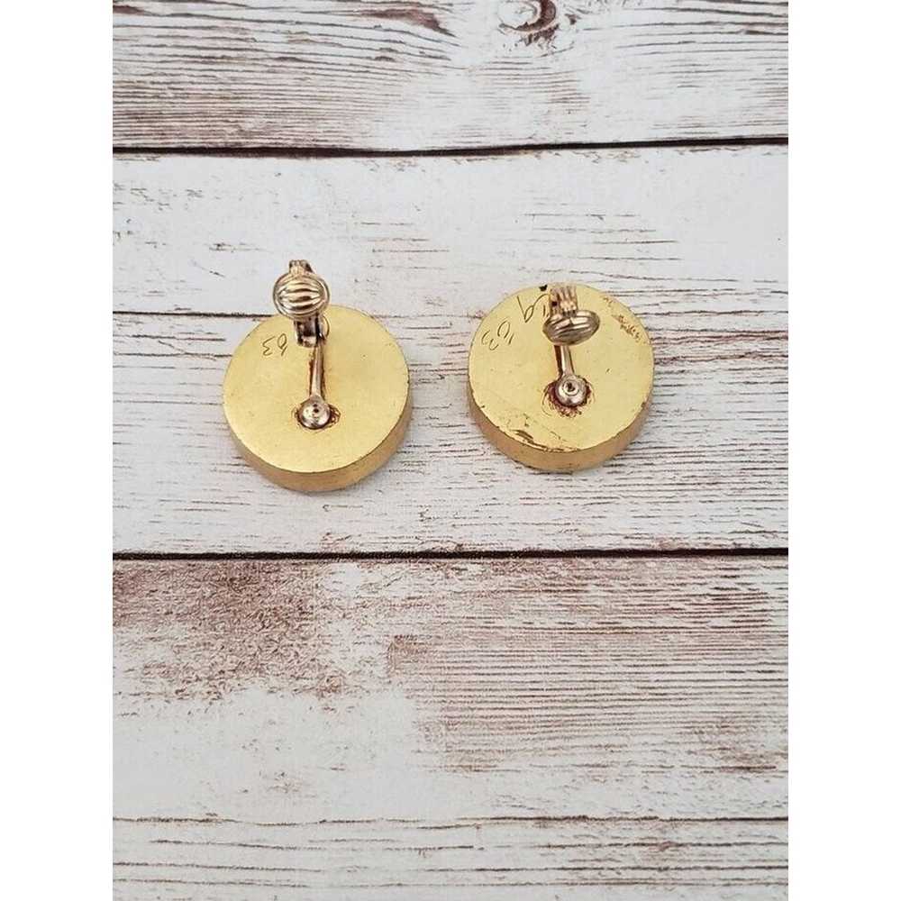 Vintage Clip On Earrings - 1/20 14K GF Stunning S… - image 8