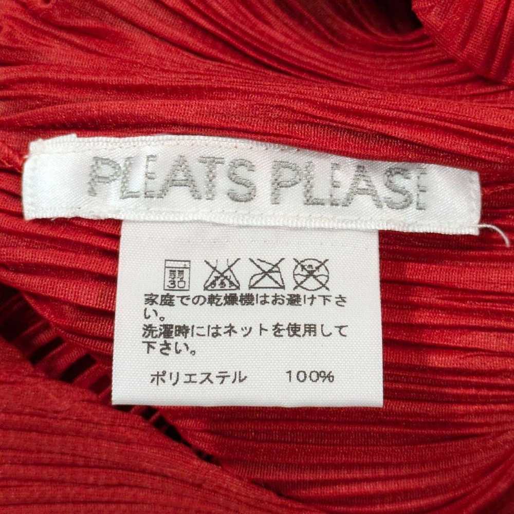 Pleats Please Issey Miyake Check × Solid Pleated … - image 8