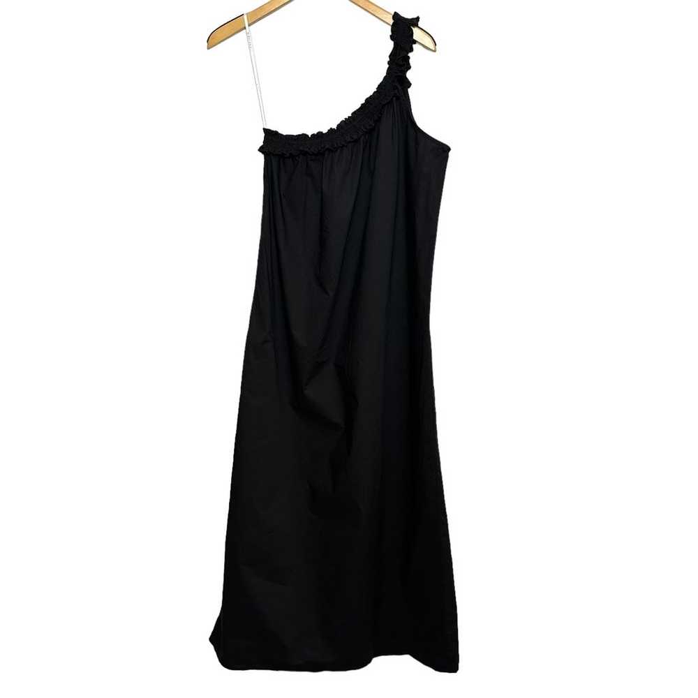 Bird and Knoll Donatella Dress Black One Shoulder… - image 2