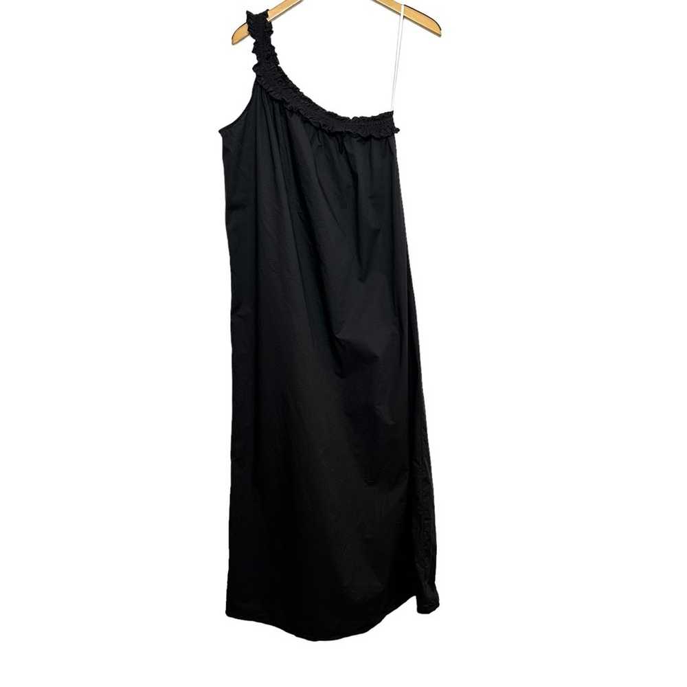 Bird and Knoll Donatella Dress Black One Shoulder… - image 3