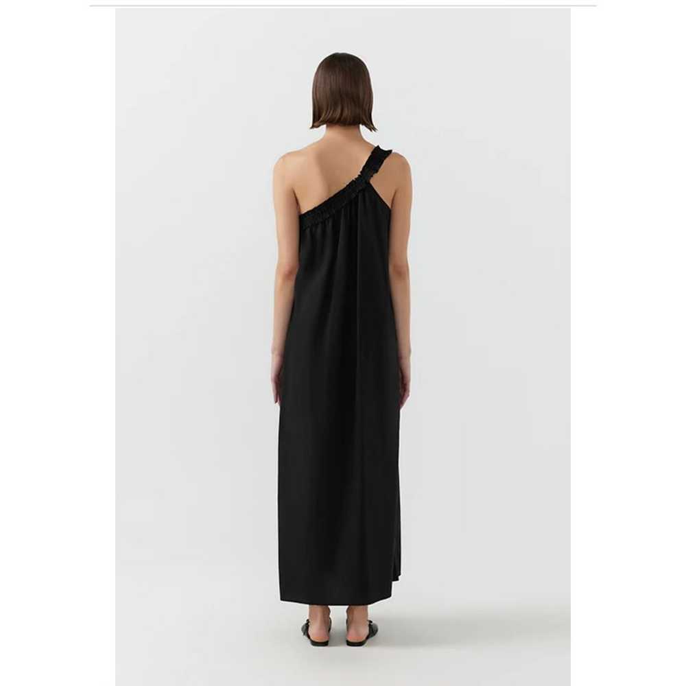 Bird and Knoll Donatella Dress Black One Shoulder… - image 6