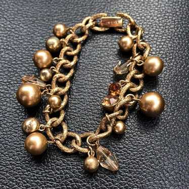 Vintage GIVENCHY Bijou Gold Bracelet - image 1