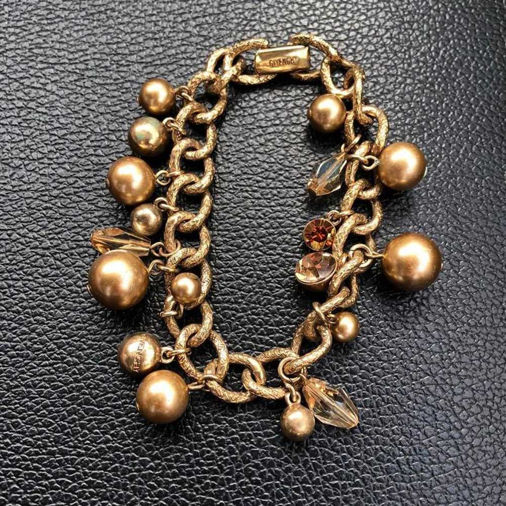 Vintage GIVENCHY Bijou Gold Bracelet - image 2