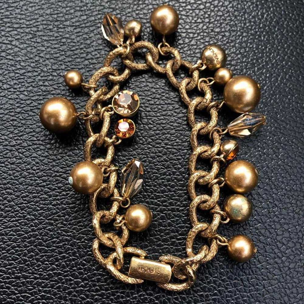 Vintage GIVENCHY Bijou Gold Bracelet - image 3