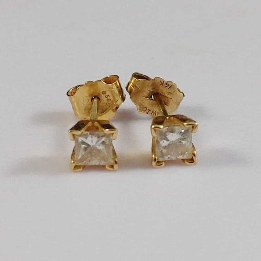 14K Sapphire Earrings - image 1