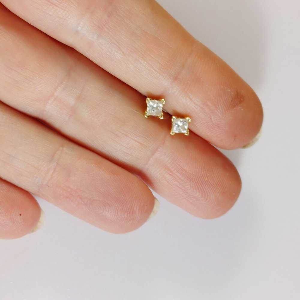 14K Sapphire Earrings - image 4