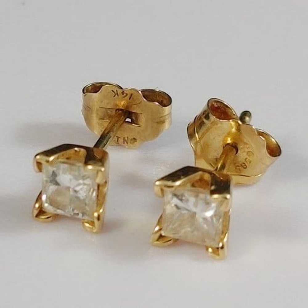 14K Sapphire Earrings - image 7