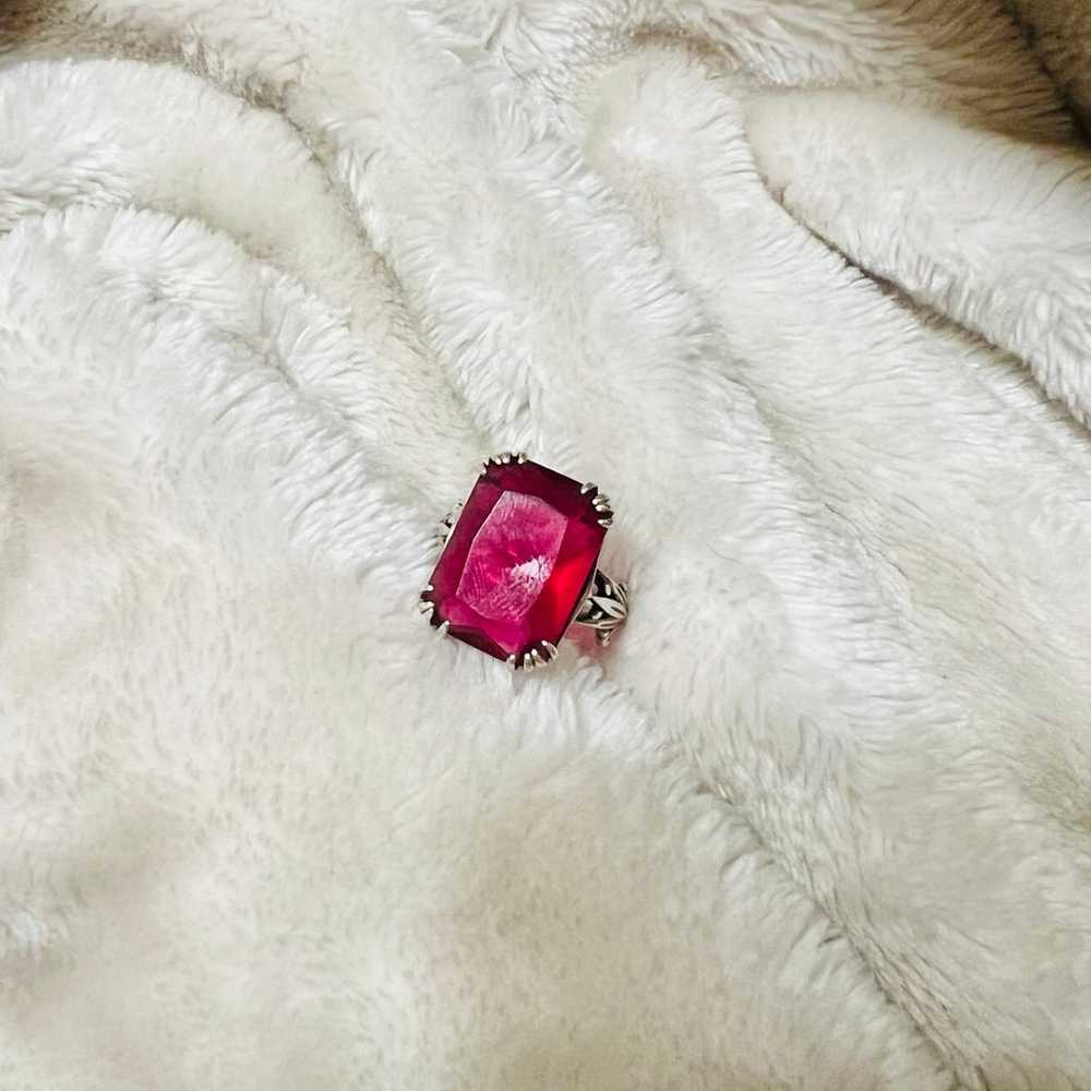 Ruby Ring Sterling Silver - image 7