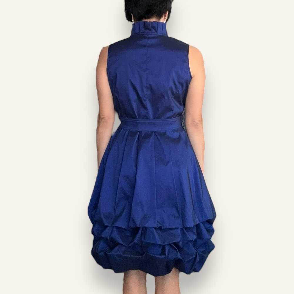 Samuel Dong Blue Sleeveless Bubble DressSize 12 e… - image 4