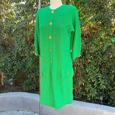 Vintage Adolfo Wool Blend Dress - image 1