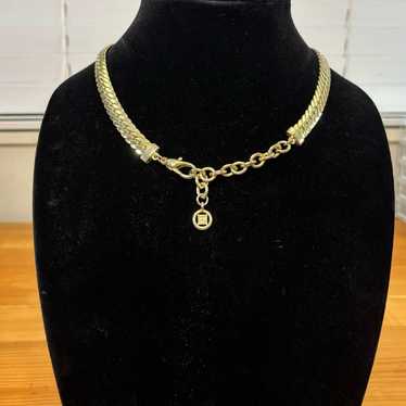 Givenchy rare gold plated 1990's adjustable neckla