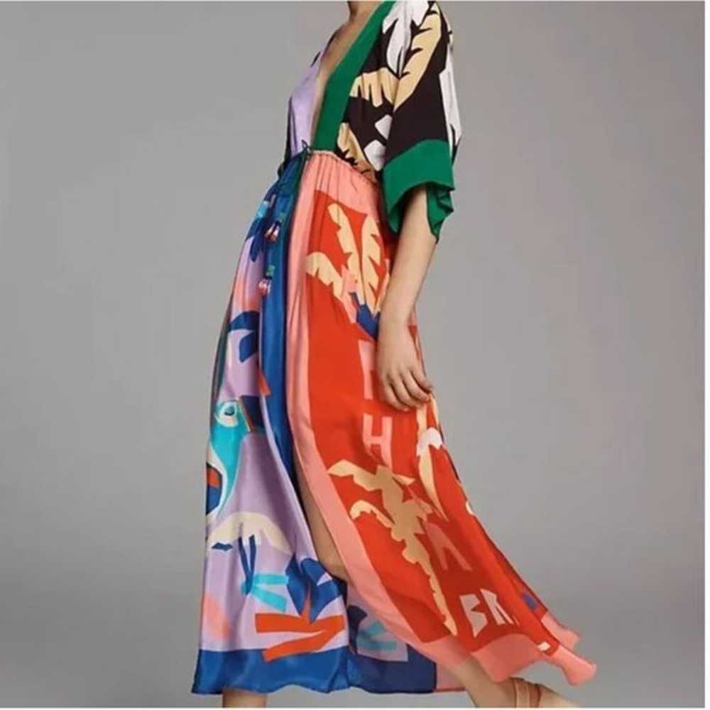 Farm Rio Brasil Bahia Scarves Maxi Dress - image 7