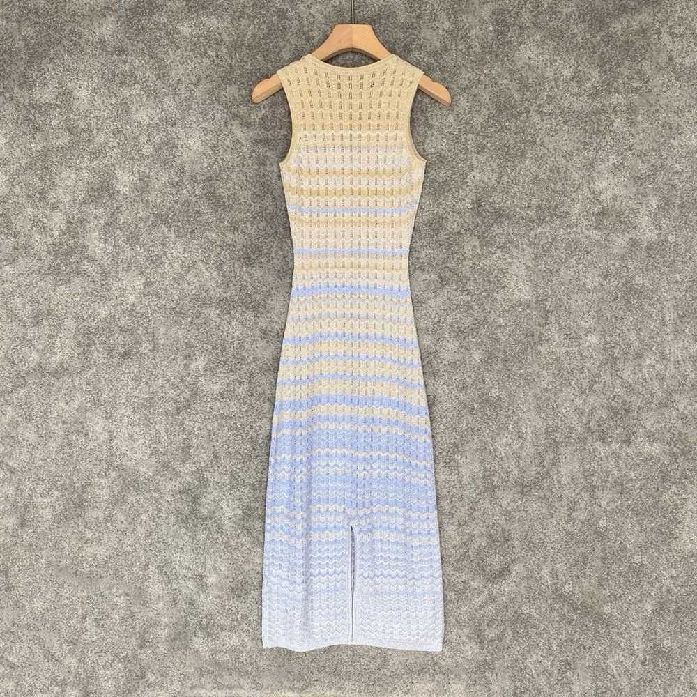 $445 Sandro Gradient Knit dress size 36 vacation … - image 3