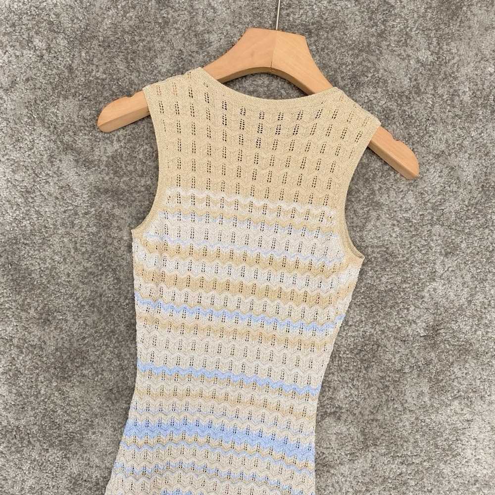 $445 Sandro Gradient Knit dress size 36 vacation … - image 5