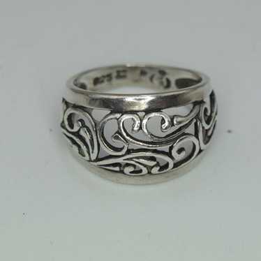 Vintage Premier Designs Sterling Silver Scroll Fil