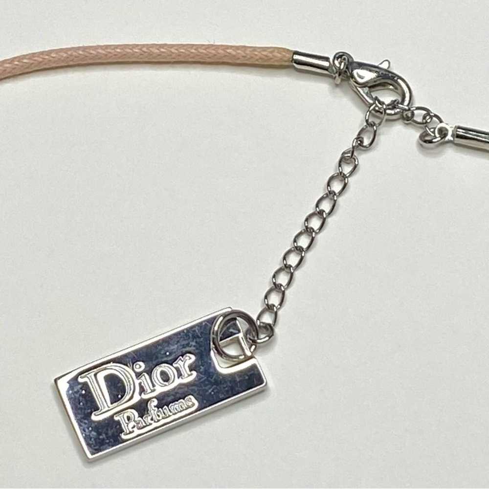 VTG Christian Dior Beauty Silver Bow Ribbon Charm… - image 4