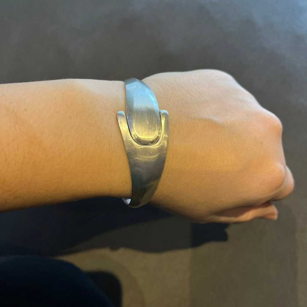 Solid 925 Silver Bangle - image 2