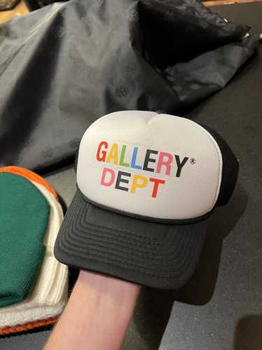 Red Custom inspired Gallery Dept paint factory trucker hat