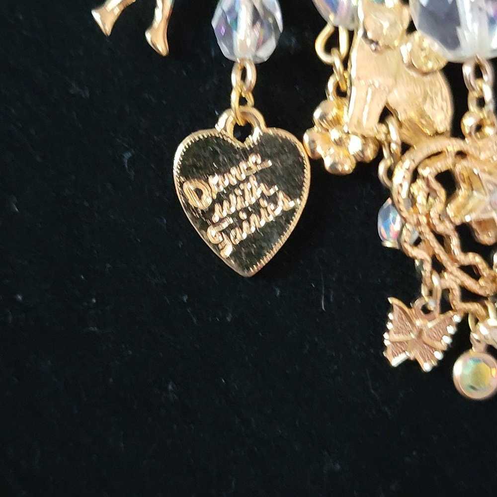 Vintage Kirk's Folly Fairy Charm Necklace - image 7