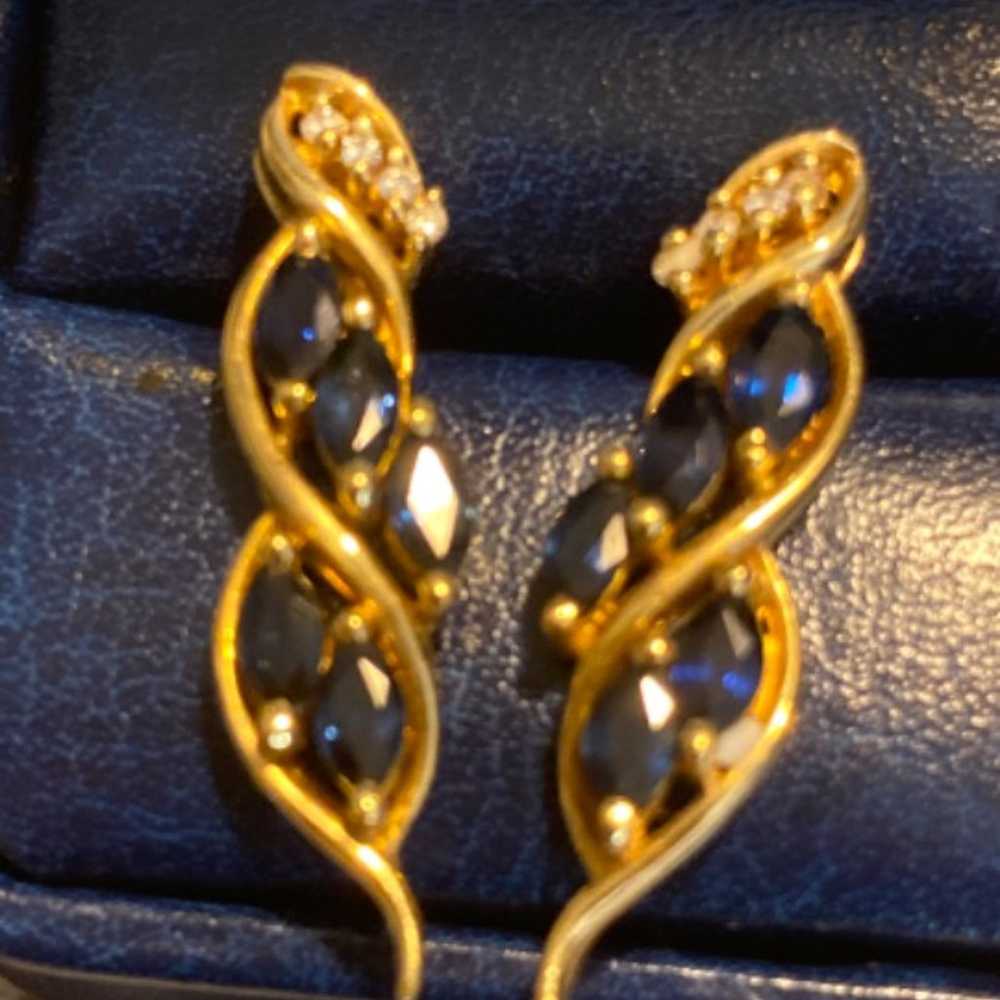 Sapphire Earrings - image 2