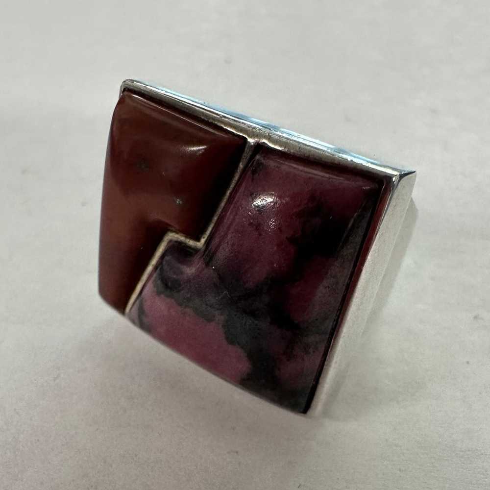 Whitney Kelly Vintage Sterling Silver Red Jasper/… - image 2