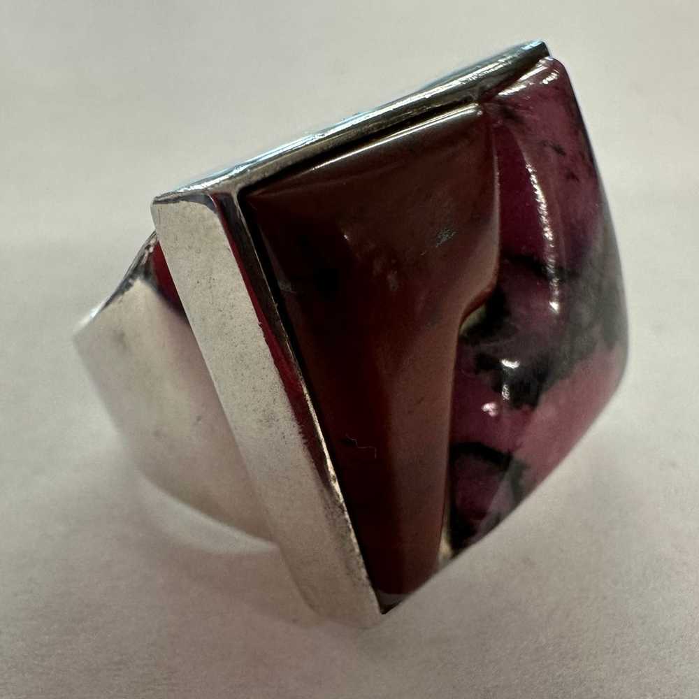 Whitney Kelly Vintage Sterling Silver Red Jasper/… - image 3