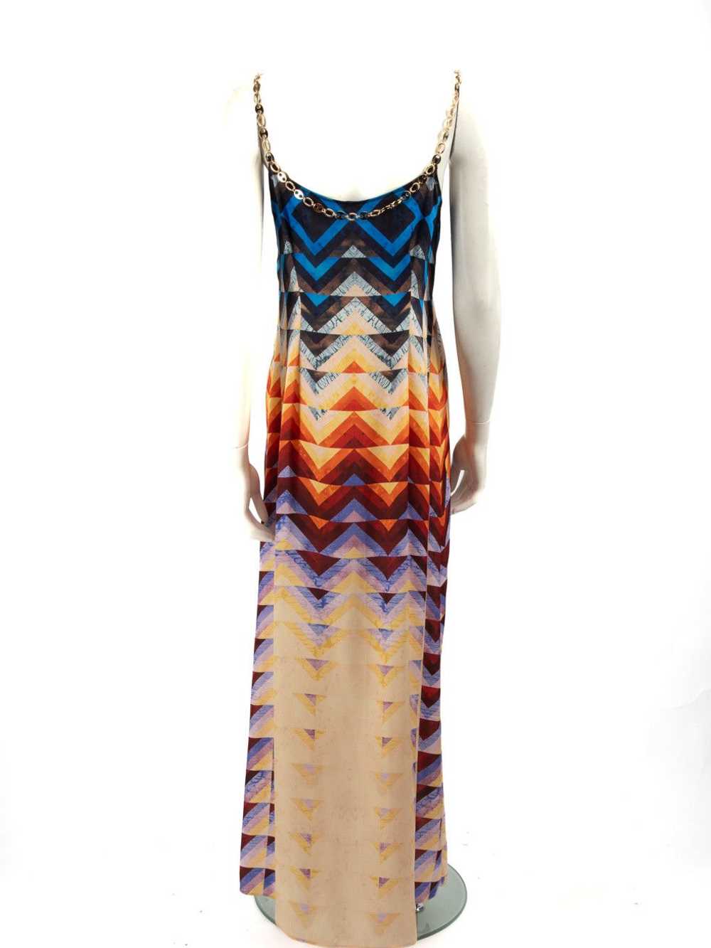 Paco Rabanne Geometric Patterned Maxi Slip Dress - image 3